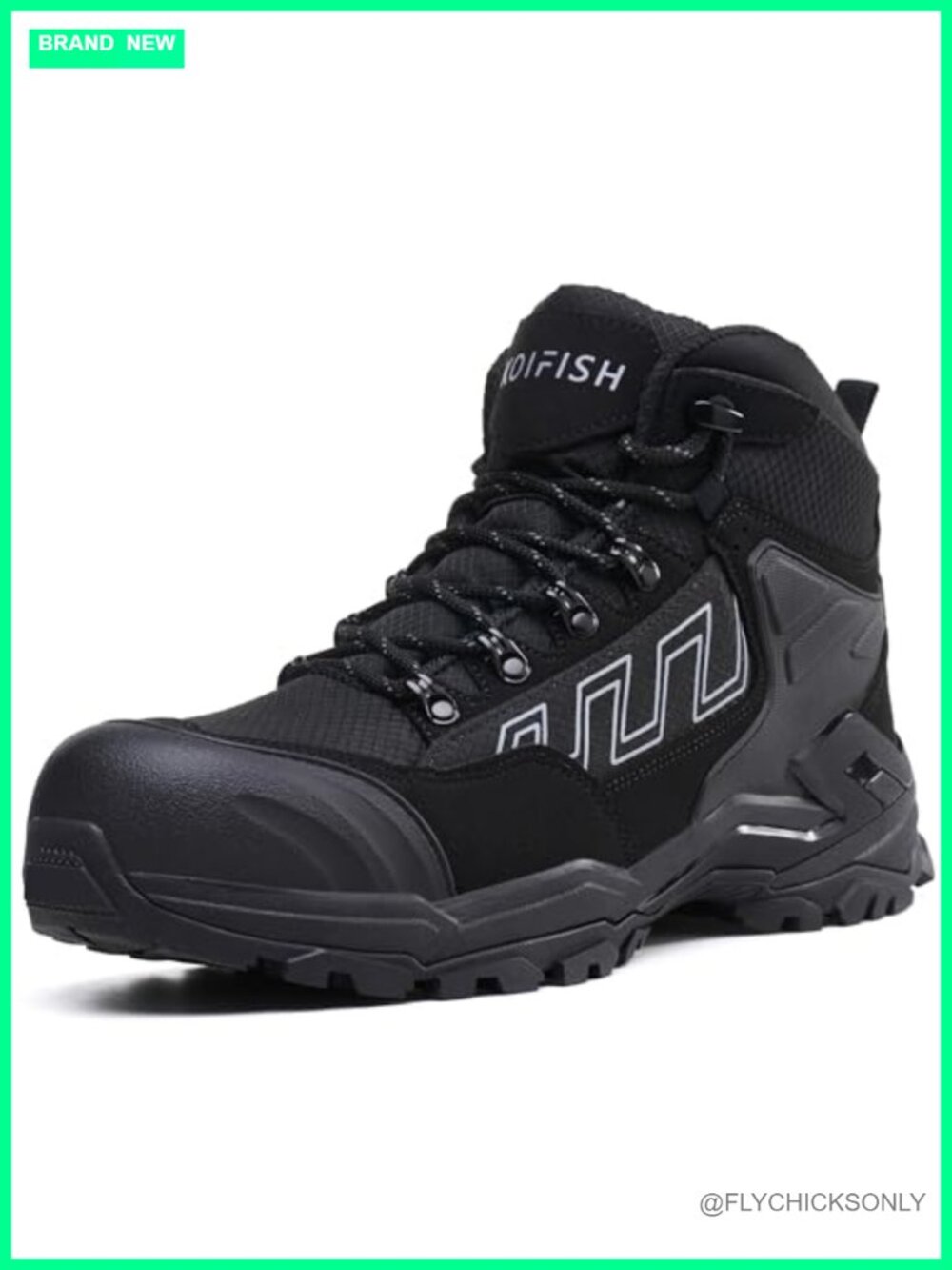 Composite Toe Work Boots Waterproof Slip Resistant Lightweight Safety Boots